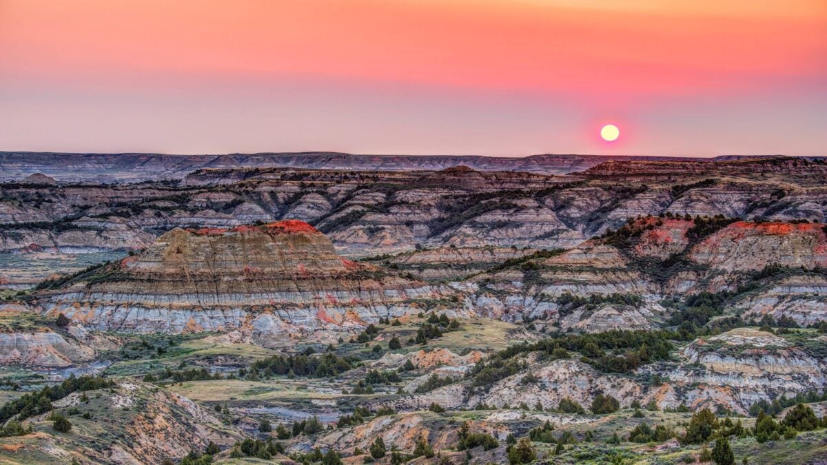 Theodore Roosevelt National Park in North Dakota
