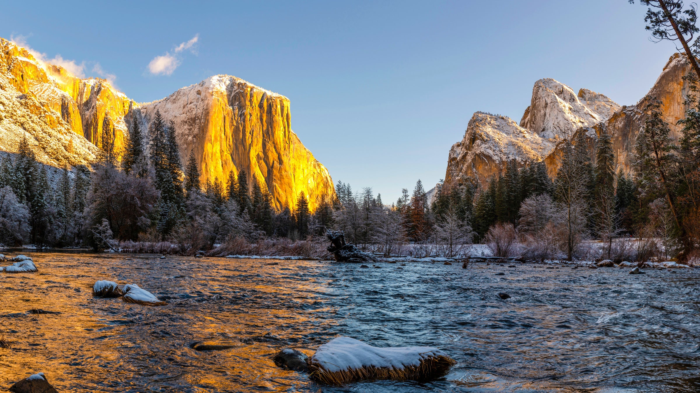 Winter in Yosemite National Park